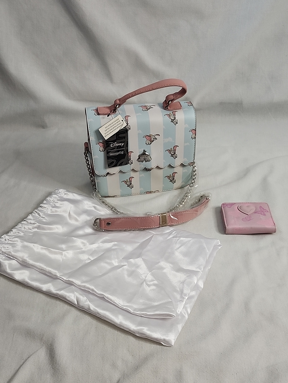 Loungefly "DUMBO Circus Tent" Crossbody and Betsey Johnson Wallet